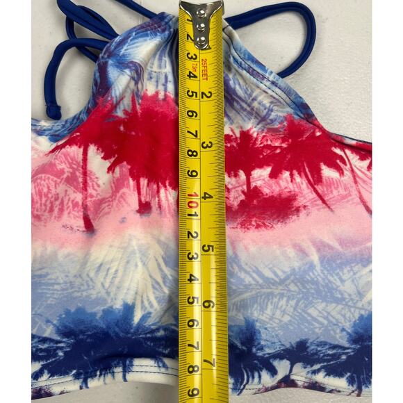 Malibu Dream Girl Bandeau Bikini Top Women's Adjustable Strap Size Large L - Picture 4 of 5